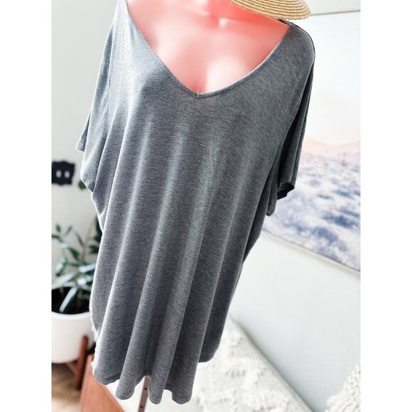 Slow Morning Magic Ultra slouchy + drapey shoulder tunic - Picture 4 of 4